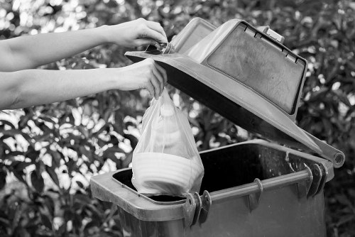 Professional team removing items from Dulwich garage